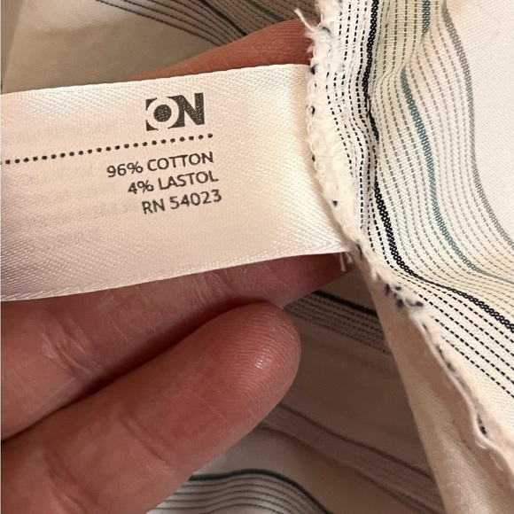 OLD NAVY, Striped Long Sleeve, button down, Office Attire Shirt, Size Large - Picture 8 of 11